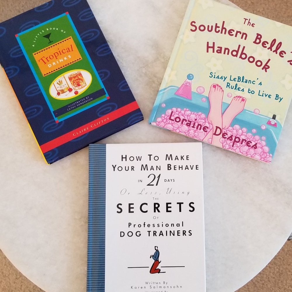 Three small funny and entertaining books.  Great for laughs